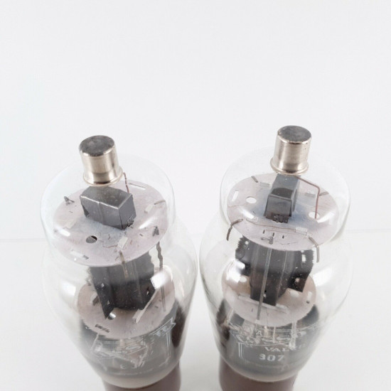 2 X 807 COSSOR TUBE. BLACK PLATES. DUAL GETTER. USA. NOS/NIB.  CV  ENA