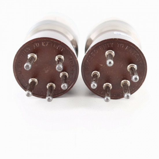 2 X 807 COSSOR TUBE. BLACK PLATES. DUAL GETTER. USA. NOS/NIB.  CV  ENA