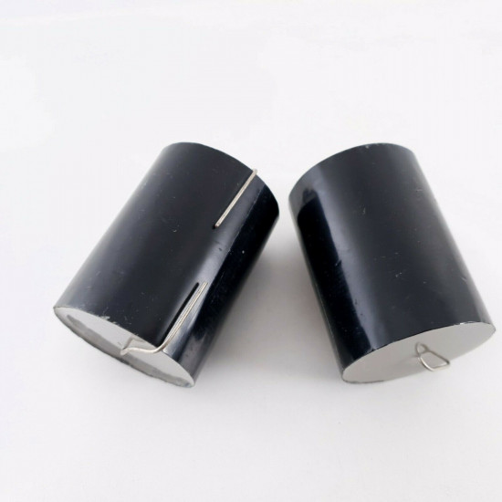 2 X 82uF 250V 5% SOLEN CAPACITOR. PA8200. AXIAL. 46X59MM. 5 CP  ENA