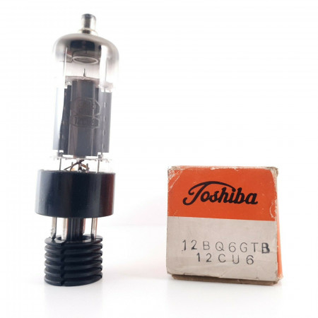 1 x 12BQ6GTB / 12CU6 TOSHIBA TUBE. NOS/NIB. CB298