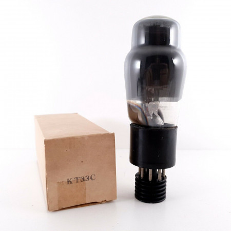 1 X KT33C MWT TUBE. SMOKED GLASS. BLACK PLATES. NOS/NIB. CE  ENA