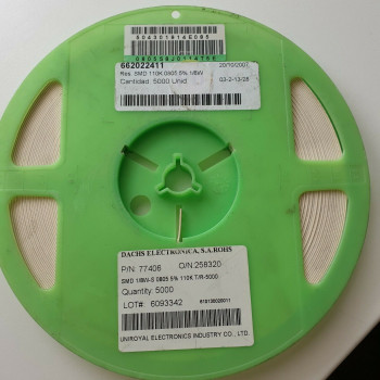 10 x 110K 1/8W 5% SMD DACHS ELECTRONICA RESISTOR. (R357) CA394U5000F230721