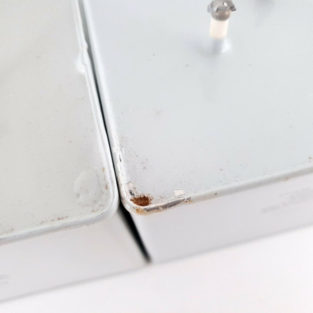 2 X 4uF 1700-2500V 20% NITROGOL CAPACITOR. B1454. NOS. CE  ENA