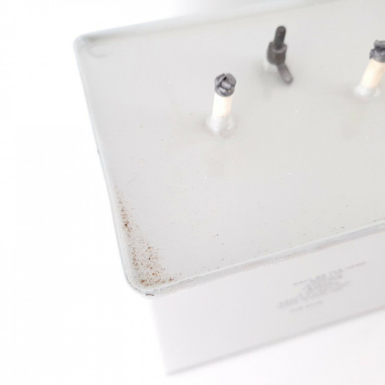 2 X 4uF 1700-2500V 20% NITROGOL CAPACITOR. B1454. NOS. CE  ENA