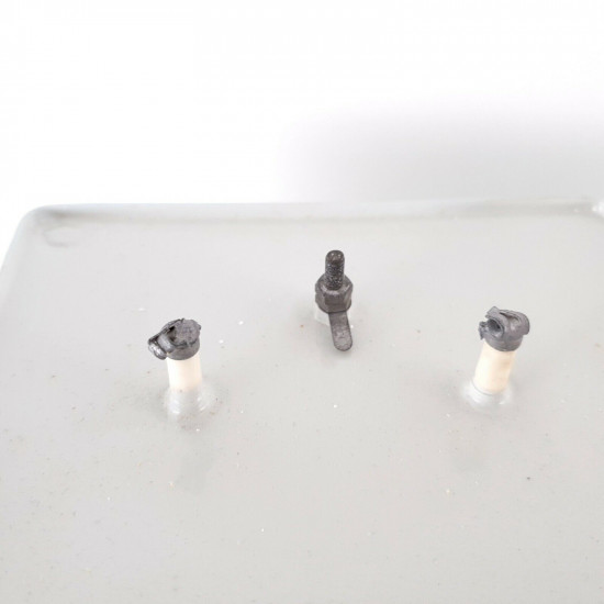 2 X 4uF 1700-2500V 20% NITROGOL CAPACITOR. B1454. NOS. CE  ENA