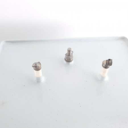 2 X 4uF 1700-2500V 20% NITROGOL CAPACITOR. B1454. NOS. CE  ENA