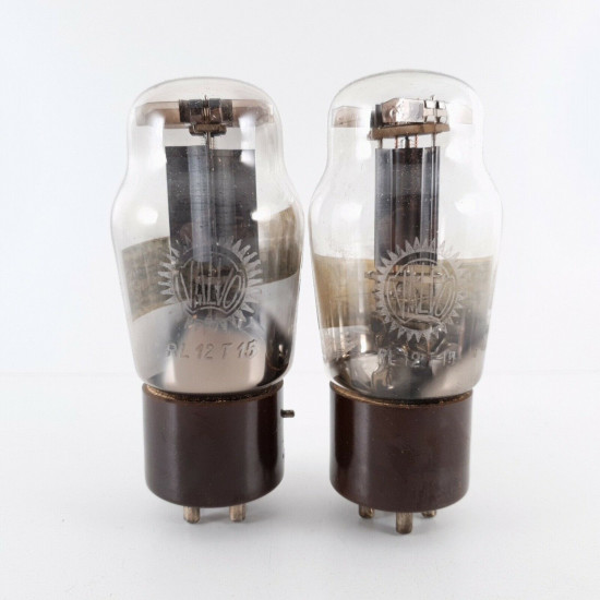 2 X RL12T15 VALVO TUBE. BLACK PLATES. 1940s PROD. NOS/NIB. CV  ENA