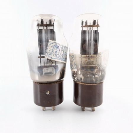 2 X RL12T15 VALVO TUBE. BLACK PLATES. 1940s PROD. NOS/NIB. CV  ENA