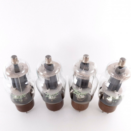 4 X KT8 ZAERIX TUBE. GREY PLATES. BROWN BASE. NOS/NIB. AJ  ENA