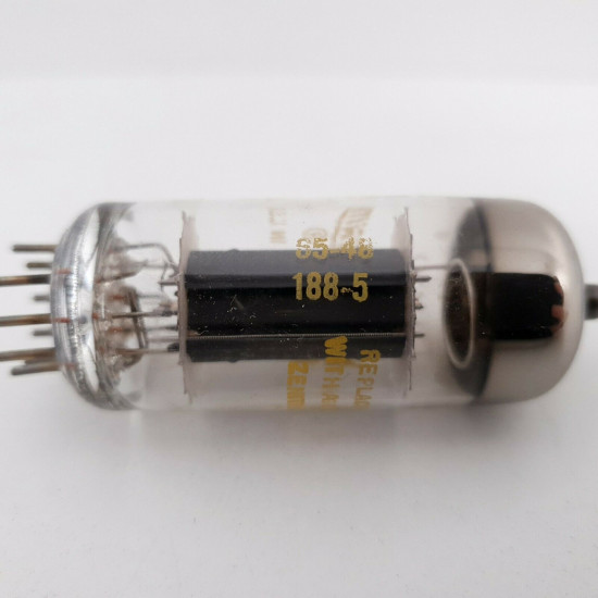 1 X 6HS8 ZENITH TUBE. 1960s GE PRODUCTION. 12. CH45