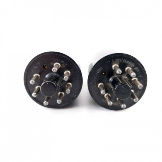 2 X 6V6GT TUBE. ADMIRAL BRAND. SMOKED GLASS. CÑ  ENA