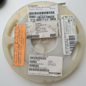 10 x 2.32M 1/8W 1% 100PPM SMD PHYCOMP RESISTOR. (R365) CA394U3000F230721