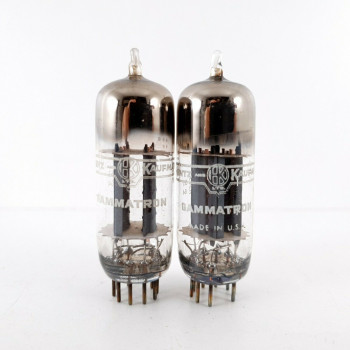 2 X 6463 TUBE. HEINTZ AND KAUFMAN BRANDED. 1964 GE PRODUCTION. D-G. CÑ  ENA 2