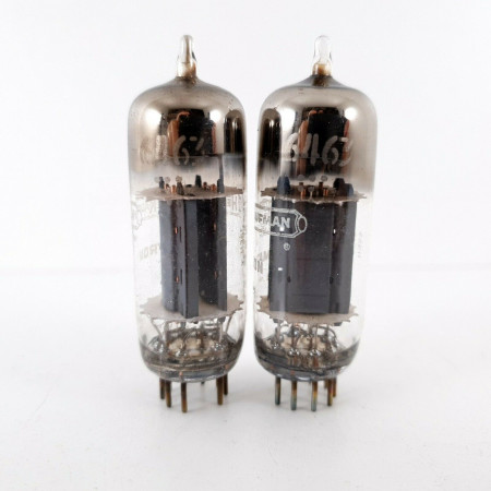 2 X 6463 TUBE. HEINTZ AND KAUFMAN BRANDED. 1964 GE PRODUCTION. D-G. CÑ  ENA