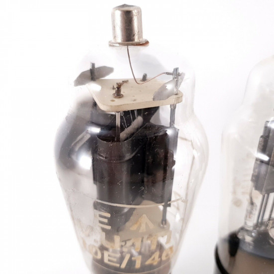 4 X VU111 / CV1111 / AU5 MARCONI-OSRAM TUBE. BLACK PLATES. NOS. AJ  ENA