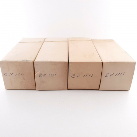 4 X VU111 / CV1111 / AU5 MARCONI-OSRAM TUBE. BLACK PLATES. NOS. AJ  ENA
