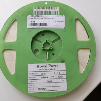 10 x 2.21R 1/4W 1% 100PPM SMD ROYAL PARTS RESISTOR. (R375) CA394U5000F230721