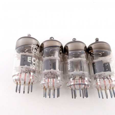 4 X 12AU7 / ECC82 ULTRON TUBE. 1960s PROD. MATCHED QUAD. AH  ENA