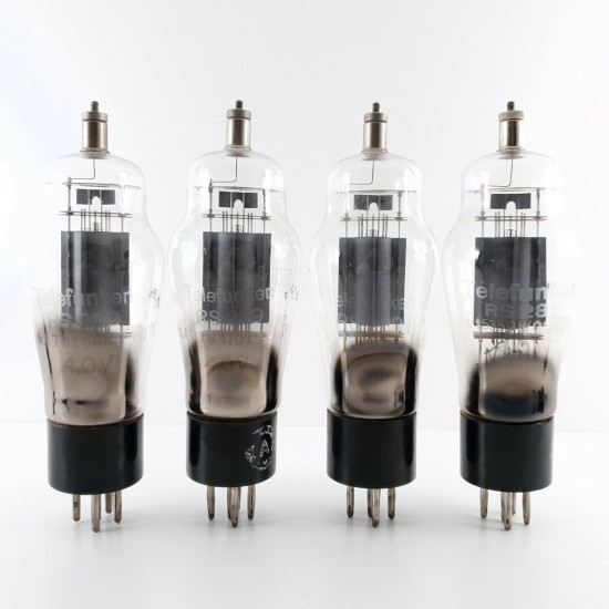 4 X RS289 TELEFUNKEN TUBE. MATCHED QUAD. AJ  ENA