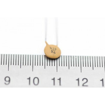 CERAMIC CAPACITOR U33 5% 33pF NOS (New Old Stock) 5PC. CA58u100+F131015