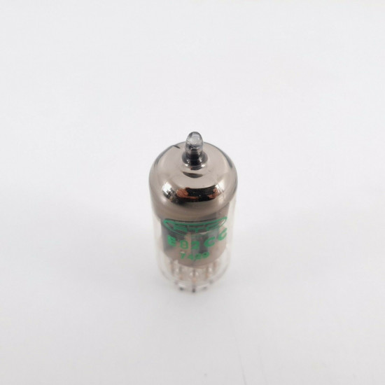 1 X E82CC TUBE. RTC BRAND. GREEN LOGO. LADDER PLATES. CO  ENA