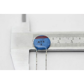 CERAMIC CAPACITOR 0.1nF 250V 10% NOS (NEW OLD STOCK) 3PC. CA78U6F051016