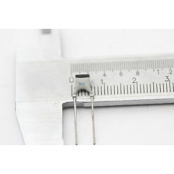 CERAMIC CAPACITOR 0.1nF 100V 2% NOS (NEW OLD STOCK) 5PC. CA78U318F051016