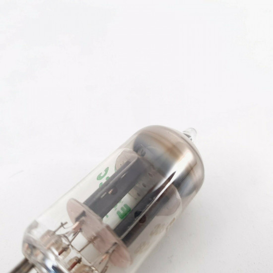 1 X E82CC TUBE. RTC BRAND. GREEN LOGO. LADDER PLATES. CO  ENA