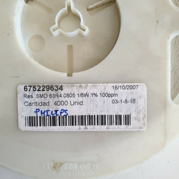 10 x 63.4R 1/8W 1% 100PPM SMD PHILIPS RESISTOR. CA389U4000F240621