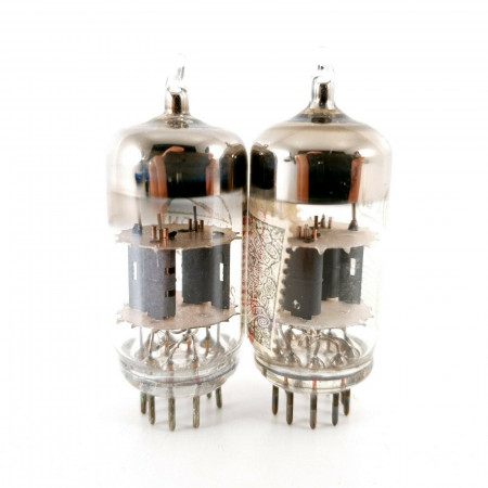 2 X ECC81 TUBE. MARCONI BRAND. MATCHED PAIR. CA  ENA