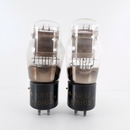 2 X 4020A ST TUBE. CHROME PLATES. 1940s BRITISH ARMY PRODUCTION. NOS. CV  ENA