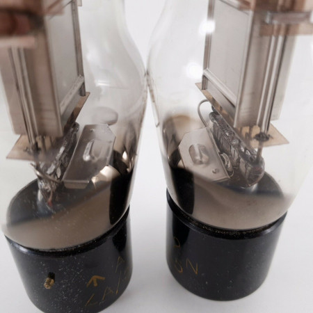 2 X 4020A ST TUBE. CHROME PLATES. 1940s BRITISH ARMY PRODUCTION. NOS. CV  ENA