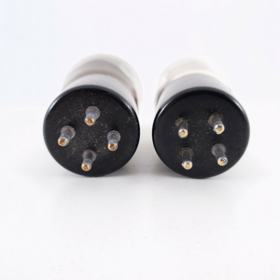 2 X 4020A ST TUBE. CHROME PLATES. 1940s BRITISH ARMY PRODUCTION. NOS. CV  ENA