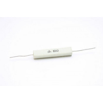 CEMENTED CERAMIC RESISTOR 82 OHM 10W DH AXIAL NOS (New Old Stock) *1PC* U54