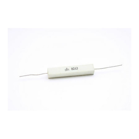 CEMENTED CERAMIC RESISTOR 82 OHM 10W DH AXIAL NOS (New Old Stock) *1PC* U54