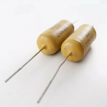 2 X 680K 680000pF 0.68uF 160V 10% MULLARD MUSTARD (BIANCHI PHILIPS) CQ  ENA 2