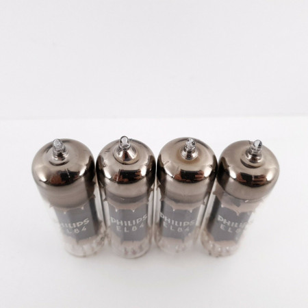 4 X EL84 PHILIPS TUBE. CODES rX4 V0E. MATCHED QUAD 2. AF  ENA