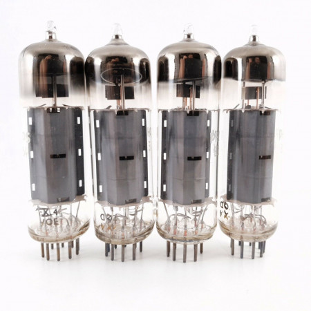 4 X EL84 PHILIPS TUBE. CODES rX4 V0E. MATCHED QUAD 2. AF  ENA