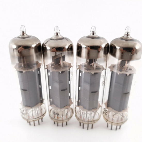 4 X EL84 PHILIPS TUBE. CODES rX4 V0E. MATCHED QUAD 2. AF  ENA