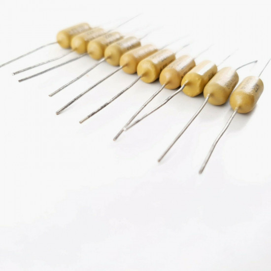 10 X 22K 22000pF 0.022uF 400V 10% MULLARD MUSTARD (BIANCHI PHILIPS) CQ  ENA