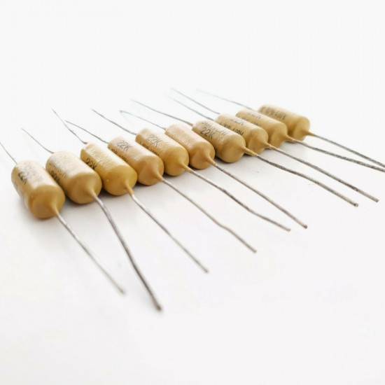 10 X 22K 22000pF 0.022uF 400V 10% MULLARD MUSTARD (BIANCHI PHILIPS) CQ  ENA