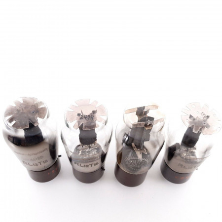 4 X RL12T15 TEKADE / VALVO TUBE. 1940s PROD. NIB IN RSD BOX. NOS. AJ  ENA