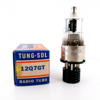 1 X 12Q7GT TUBE. TUNG-SOL BRAND. M68.E156  ES
