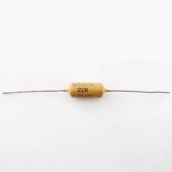 1 X 22K 22000pF 0.022uF 400V 10% MULLARD MUSTARD (BIANCHI PHILIPS) CQ  ENA