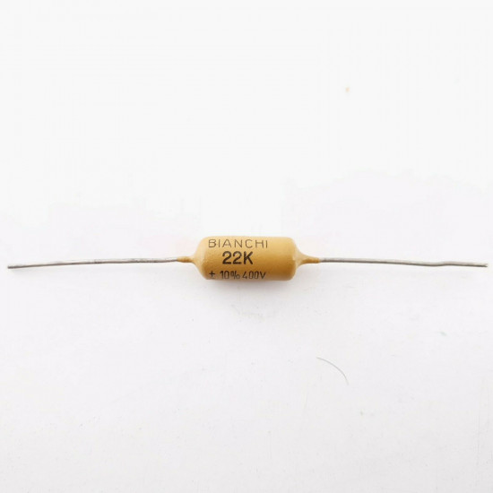 1 X 22K 22000pF 0.022uF 400V 10% MULLARD MUSTARD (BIANCHI PHILIPS) CQ  ENA