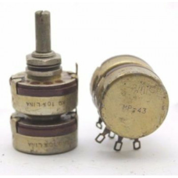 POTENTIOMETER OHMIC 220K + 20K OHM LIN 10% W/O ON/OFF NOS 1PC. CA304U2F120122