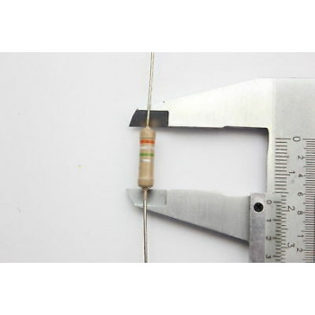 CARBON FILM FIXED RESISTOR. 3/4W 3M9 3.9M 10% *3 PC* NOS (New Old Stock)