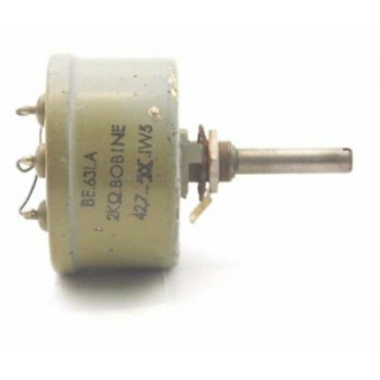 COILED POTENTIOMETER BE 2K OHM LIN W/O ON/OFF NOS 1PC. CA304U1F300617