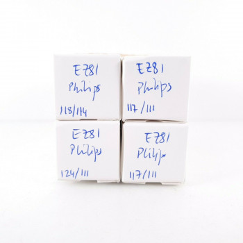 4 X EZ81 TUBE. PHILIPS BRAND. MADE IN AUSTRALIA. MATCHED QUAD. CD  ENA