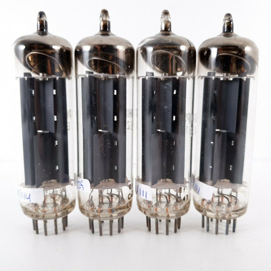 4 X EZ81 TUBE. PHILIPS BRAND. MADE IN AUSTRALIA. MATCHED QUAD. CD  ENA